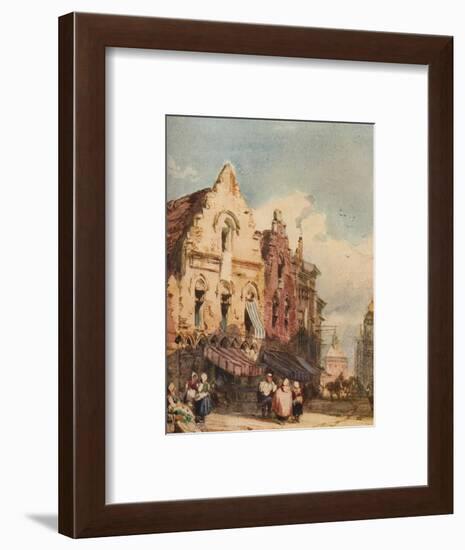 'Street Scene', c1826, (1923)-Richard Parkes Bonington-Framed Giclee Print