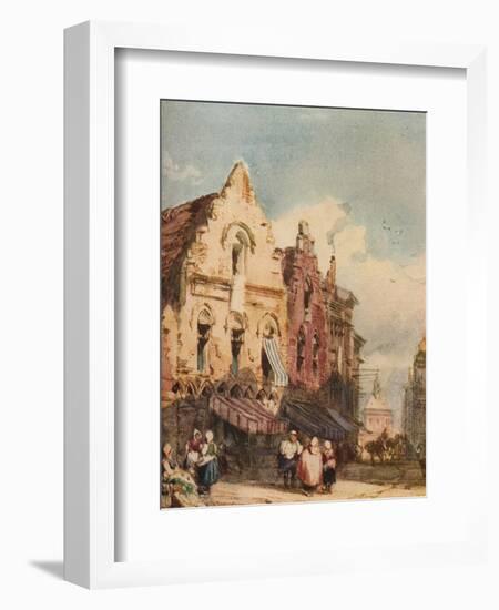 'Street Scene', c1826, (1923)-Richard Parkes Bonington-Framed Giclee Print