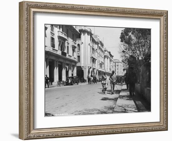 Street Scene, Casablanca, Morocco, C1920s-C1930s-null-Framed Giclee Print