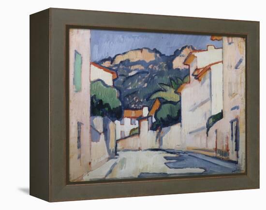 Street Scene, Cassis, C.1913-Samuel John Peploe-Framed Premier Image Canvas