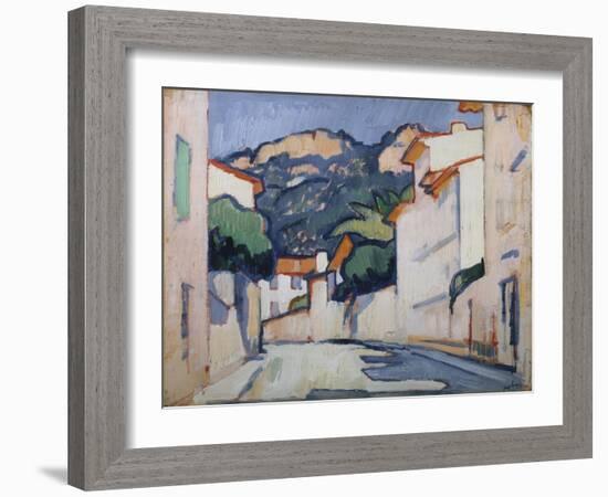 Street Scene, Cassis, C.1913-Samuel John Peploe-Framed Giclee Print