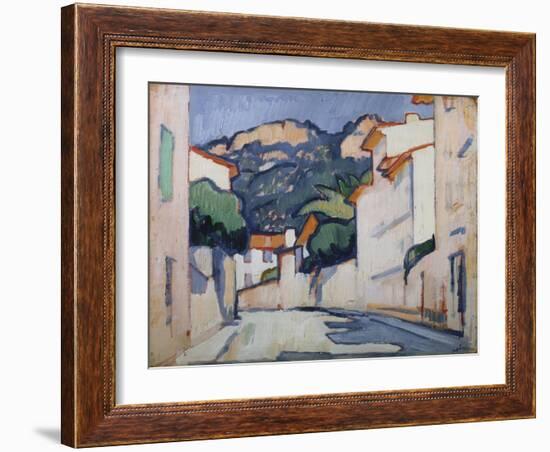 Street Scene, Cassis, C.1913-Samuel John Peploe-Framed Giclee Print