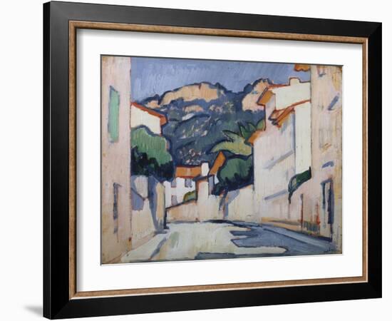 Street Scene, Cassis, C.1913-Samuel John Peploe-Framed Giclee Print