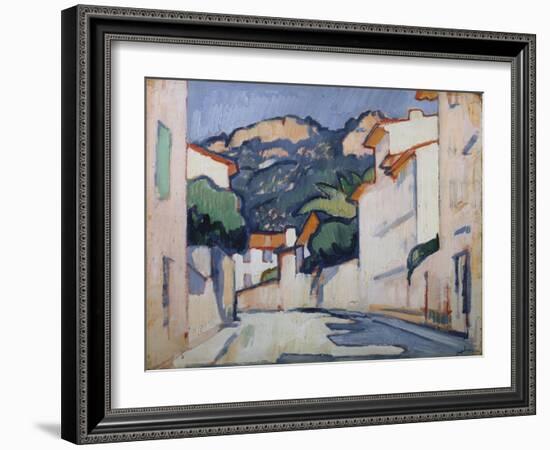 Street Scene, Cassis, C.1913-Samuel John Peploe-Framed Giclee Print