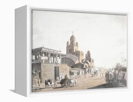 Street Scene, from 'Views in Calcutta', 1786-1788-Thomas Daniell-Framed Premier Image Canvas