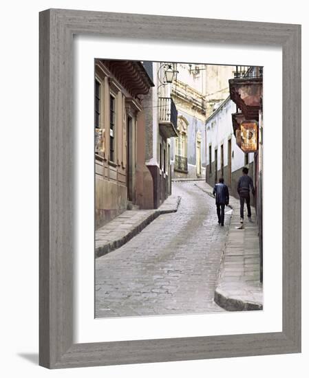 Street Scene, Guadalajara, Mexico-Charles Sleicher-Framed Photographic Print