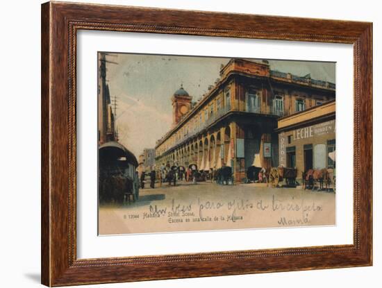 Street Scene, Havana, Cuba, C1910-null-Framed Giclee Print