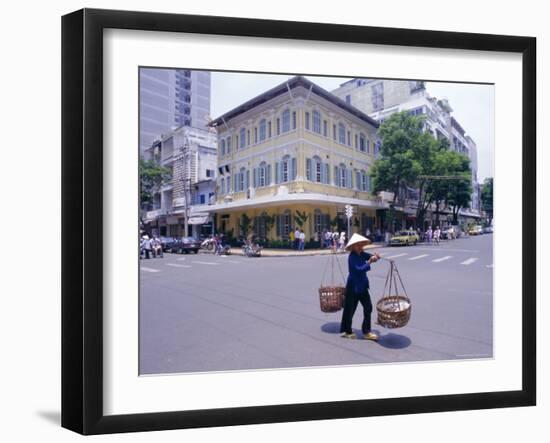 Street Scene, Ho Chi Minh City (Formerly Saigon), Vietnam, Indochina, Southeast Asia, Asia-Ken Gillham-Framed Photographic Print