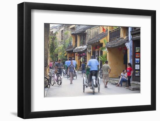 Street Scene, Hoi An, Quang Nam, Vietnam, Indochina, Southeast Asia, Asia-Ian Trower-Framed Photographic Print