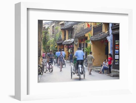 Street Scene, Hoi An, Quang Nam, Vietnam, Indochina, Southeast Asia, Asia-Ian Trower-Framed Photographic Print