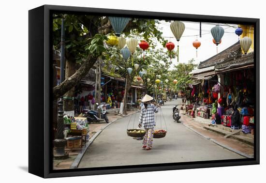 Street Scene, Hoi An, Vietnam, Indochina, Southeast Asia, Asia-Yadid Levy-Framed Premier Image Canvas