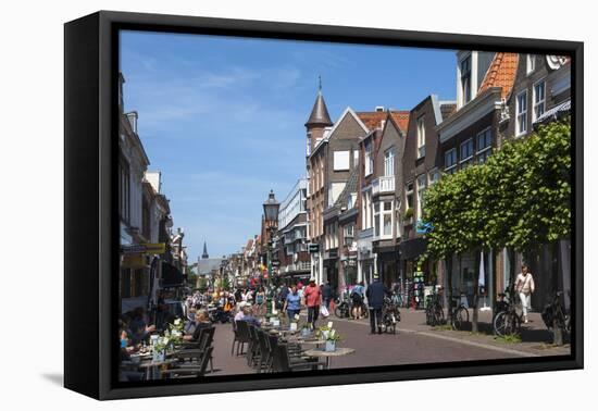 Street Scene, Hoorn, Holland, Europe-James Emmerson-Framed Premier Image Canvas