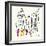 Street Scene II-Tom Frazier-Framed Giclee Print