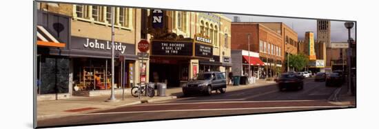 Street Scene in a City, Liberty Street, Ann Arbor, Washtenaw County, Michigan, USA-null-Mounted Photographic Print