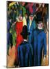 Street Scene in Berlin-Ernst Ludwig Kirchner-Mounted Giclee Print