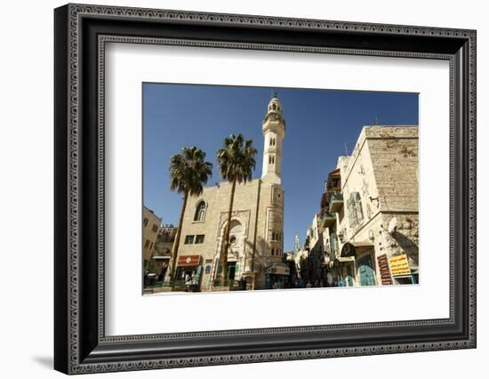 Street Scene in Bethlehem, West Bank, Palestine Territories, Israel, Middle East-Yadid Levy-Framed Photographic Print