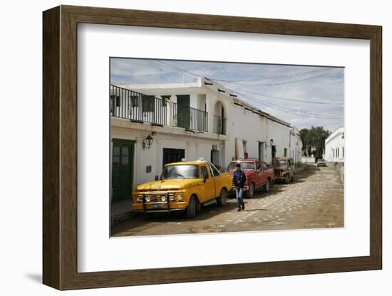 Street Scene in Cachi, Salta Province, Argentina, South America-Yadid Levy-Framed Photographic Print