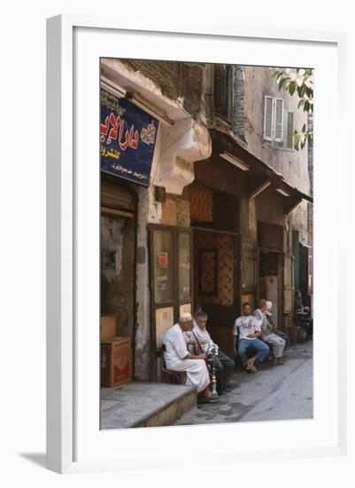 Street Scene in Cairo, 2007-null-Framed Photographic Print