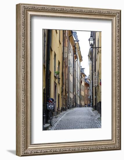 Street Scene in Gamla Stan, Stockholm, Sweden, Scandinavia, Europe-Yadid Levy-Framed Photographic Print