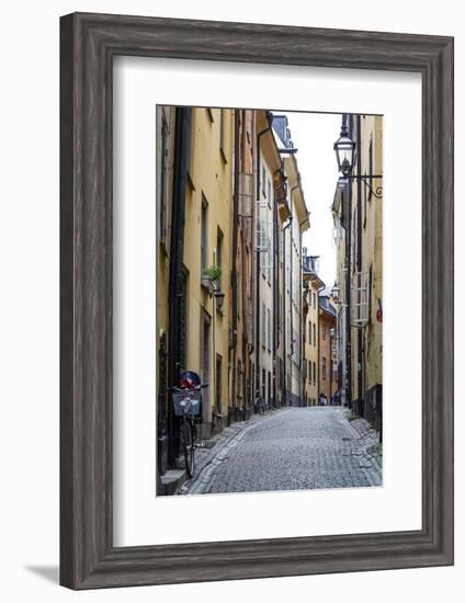 Street Scene in Gamla Stan, Stockholm, Sweden, Scandinavia, Europe-Yadid Levy-Framed Photographic Print