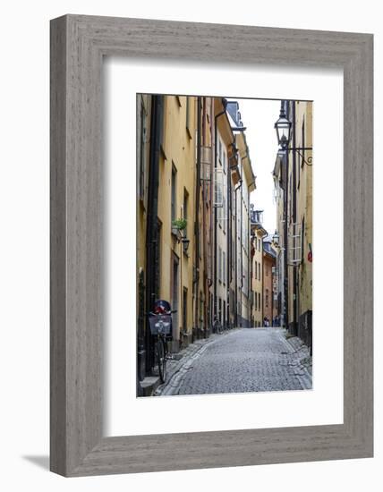 Street Scene in Gamla Stan, Stockholm, Sweden, Scandinavia, Europe-Yadid Levy-Framed Photographic Print