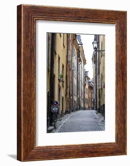 Street Scene in Gamla Stan, Stockholm, Sweden, Scandinavia, Europe-Yadid Levy-Framed Photographic Print