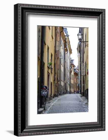 Street Scene in Gamla Stan, Stockholm, Sweden, Scandinavia, Europe-Yadid Levy-Framed Photographic Print