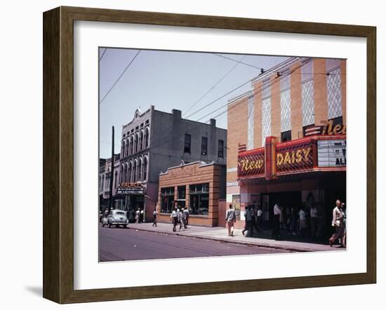 Street Scene in Memphis-null-Framed Photographic Print