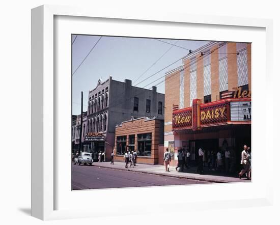 Street Scene in Memphis-null-Framed Photographic Print