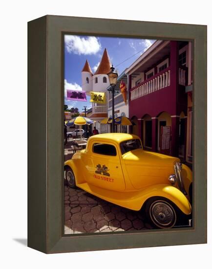 Street Scene in Philipsburg, St. Martin, Caribbean-Robin Hill-Framed Premier Image Canvas