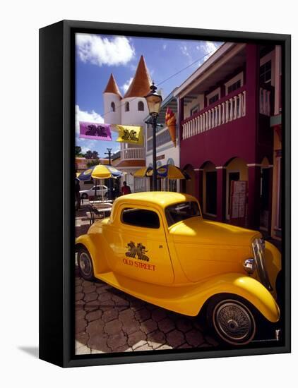 Street Scene in Philipsburg, St. Martin, Caribbean-Robin Hill-Framed Premier Image Canvas