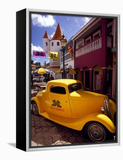 Street Scene in Philipsburg, St. Martin, Caribbean-Robin Hill-Framed Premier Image Canvas