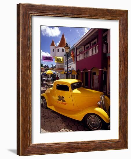 Street Scene in Philipsburg, St. Martin, Caribbean-Robin Hill-Framed Photographic Print