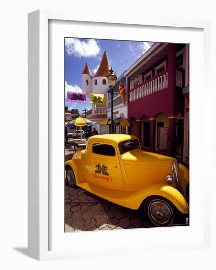 Street Scene in Philipsburg, St. Martin, Caribbean-Robin Hill-Framed Photographic Print