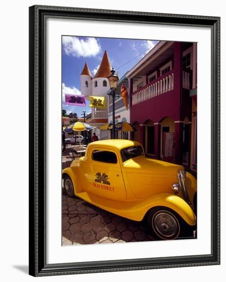 Street Scene in Philipsburg, St. Martin, Caribbean-Robin Hill-Framed Photographic Print