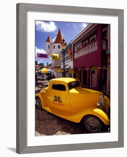 Street Scene in Philipsburg, St. Martin, Caribbean-Robin Hill-Framed Photographic Print