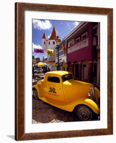 Street Scene in Philipsburg, St. Martin, Caribbean-Robin Hill-Framed Photographic Print