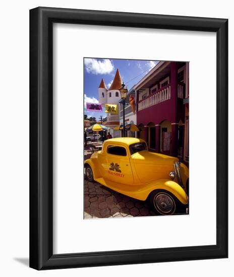 Street Scene in Philipsburg, St. Martin, Caribbean-Robin Hill-Framed Photographic Print