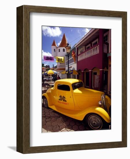 Street Scene in Philipsburg, St. Martin, Caribbean-Robin Hill-Framed Photographic Print