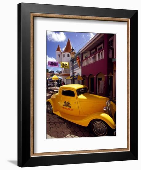 Street Scene in Philipsburg, St. Martin, Caribbean-Robin Hill-Framed Photographic Print