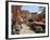 Street Scene in the Ochre Coloured Town of Roussillon, Parc Naturel Regional Du Luberon, Vaucluse, -Peter Richardson-Framed Photographic Print