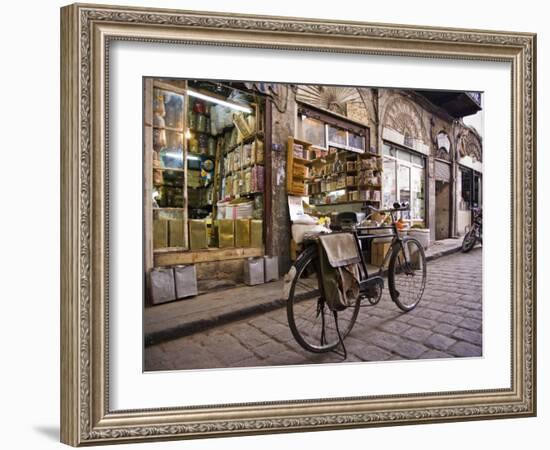 Street Scene in the Old City, Damascus, Syria-Julian Love-Framed Photographic Print