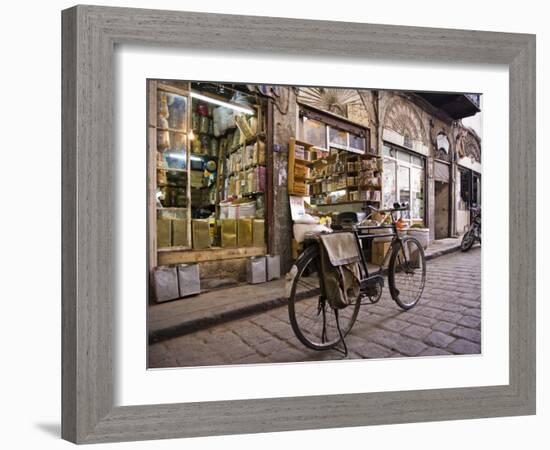 Street Scene in the Old City, Damascus, Syria-Julian Love-Framed Photographic Print