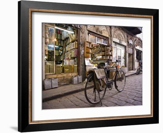 Street Scene in the Old City, Damascus, Syria-Julian Love-Framed Photographic Print