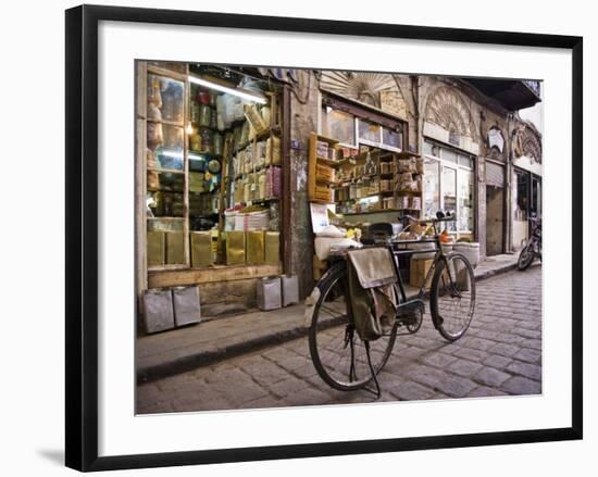 Street Scene in the Old City, Damascus, Syria-Julian Love-Framed Photographic Print