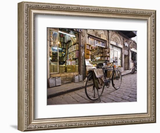 Street Scene in the Old City, Damascus, Syria-Julian Love-Framed Photographic Print