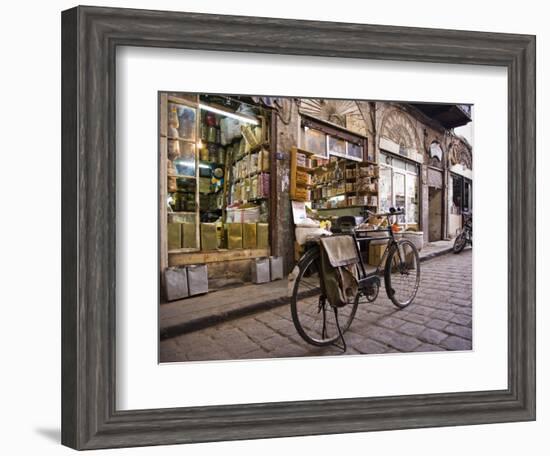 Street Scene in the Old City, Damascus, Syria-Julian Love-Framed Photographic Print