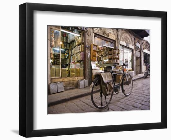 Street Scene in the Old City, Damascus, Syria-Julian Love-Framed Photographic Print