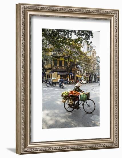 Street Scene in the Old Quarter, Hanoi, Vietnam, Indochina, Southeast Asia, Asia-Yadid Levy-Framed Photographic Print