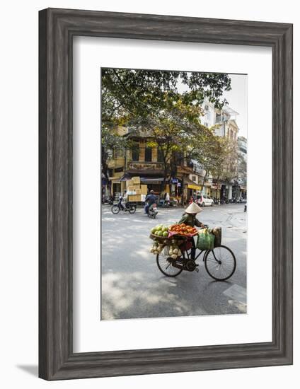 Street Scene in the Old Quarter, Hanoi, Vietnam, Indochina, Southeast Asia, Asia-Yadid Levy-Framed Photographic Print